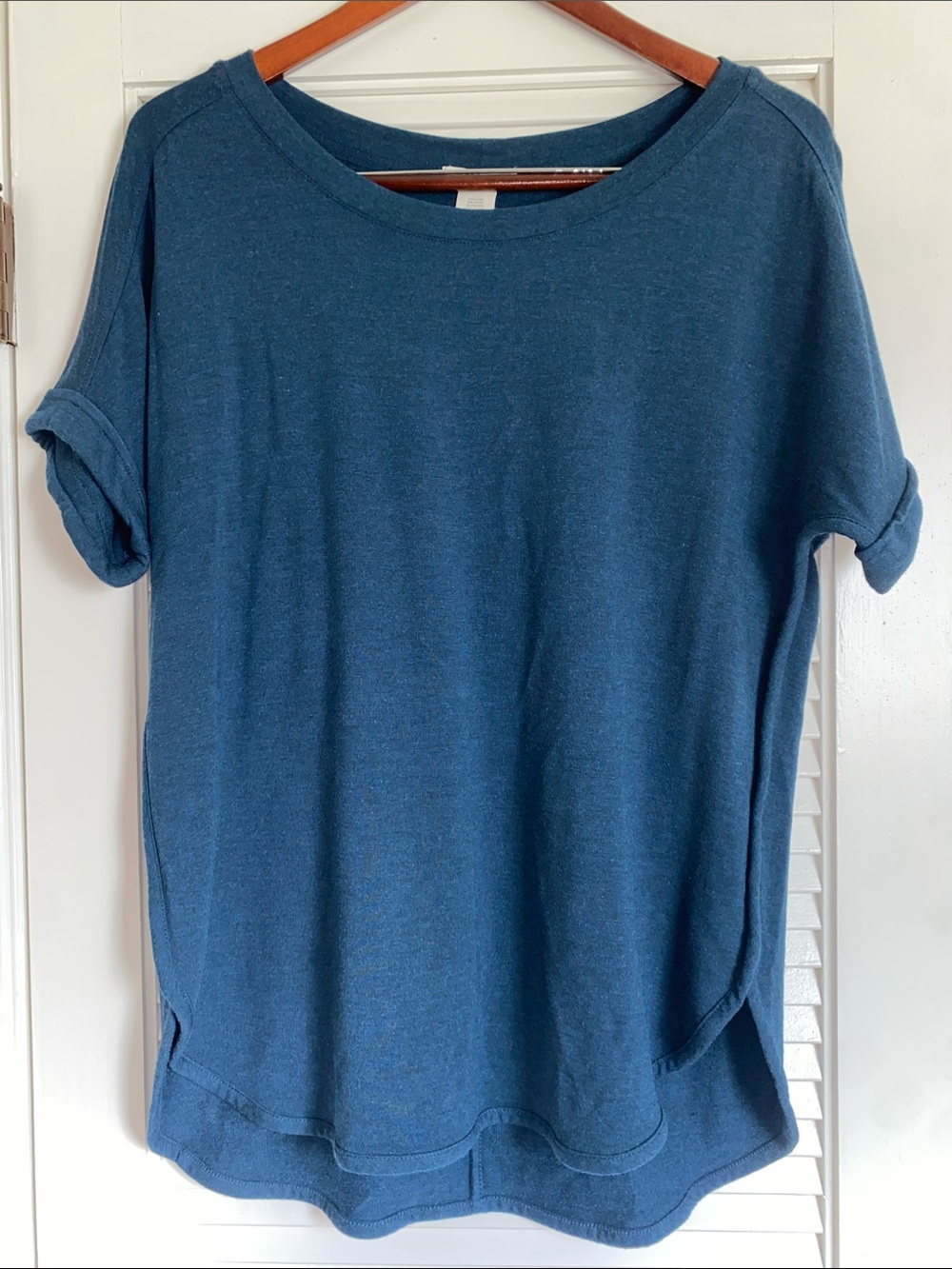 Women's Relaxed Short Sleeve Top - Blue